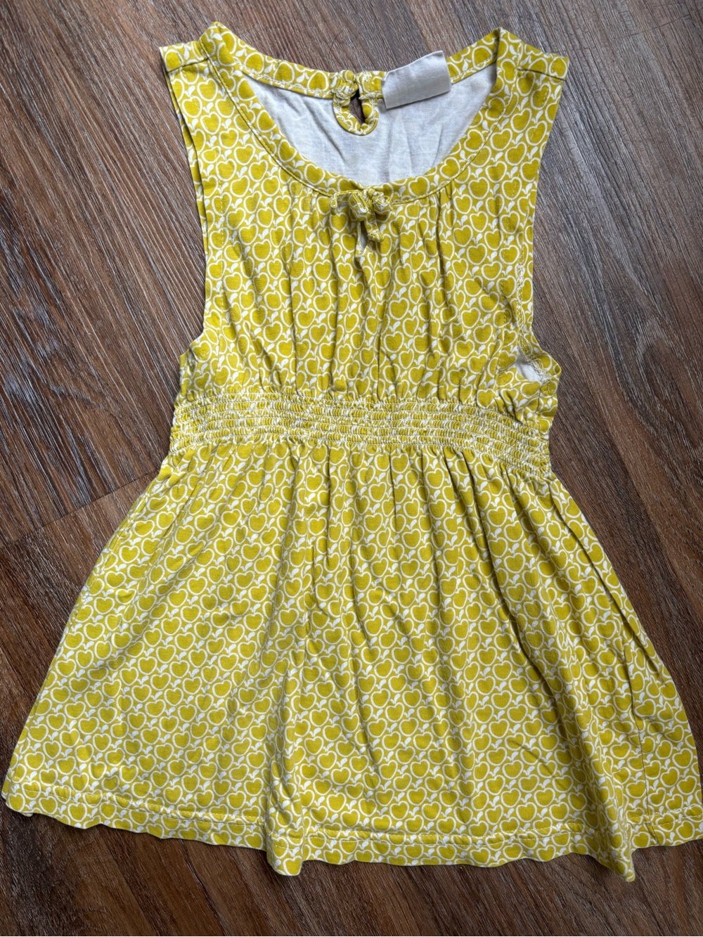 Mini Boden apple print tunic tank top 5-6y